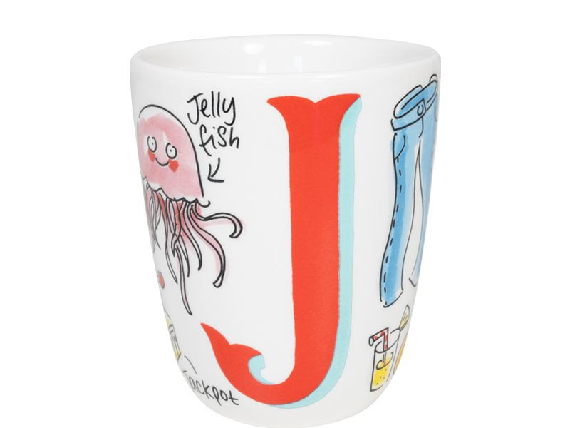 Beker Love Letter J 0,35L