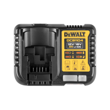 DeWalt 18V XR 2 accu's 2.0Ah   acculader / snellader DCB1104D2-QW