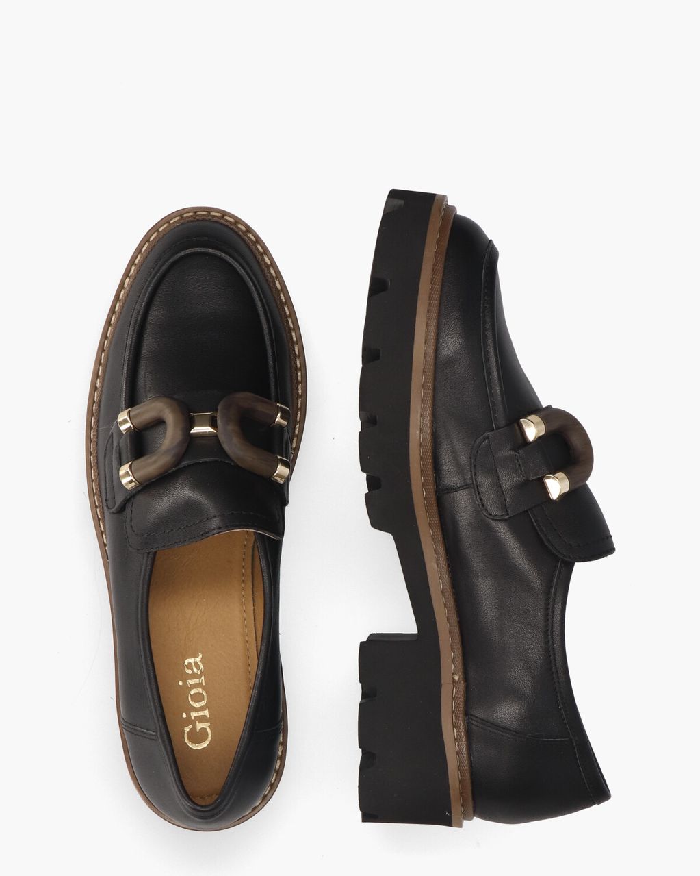 Gioia Yiyi Zwart Damesloafers