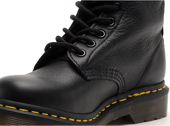 Dr martens boots bottine plates femme pascal virginia noir