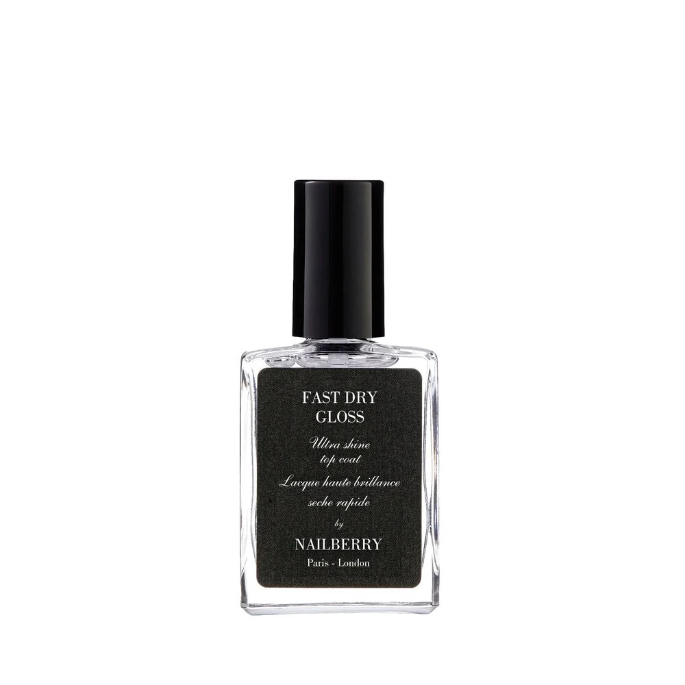 NAILBERRY  Fast Dry Gloss Top Coat - transperant