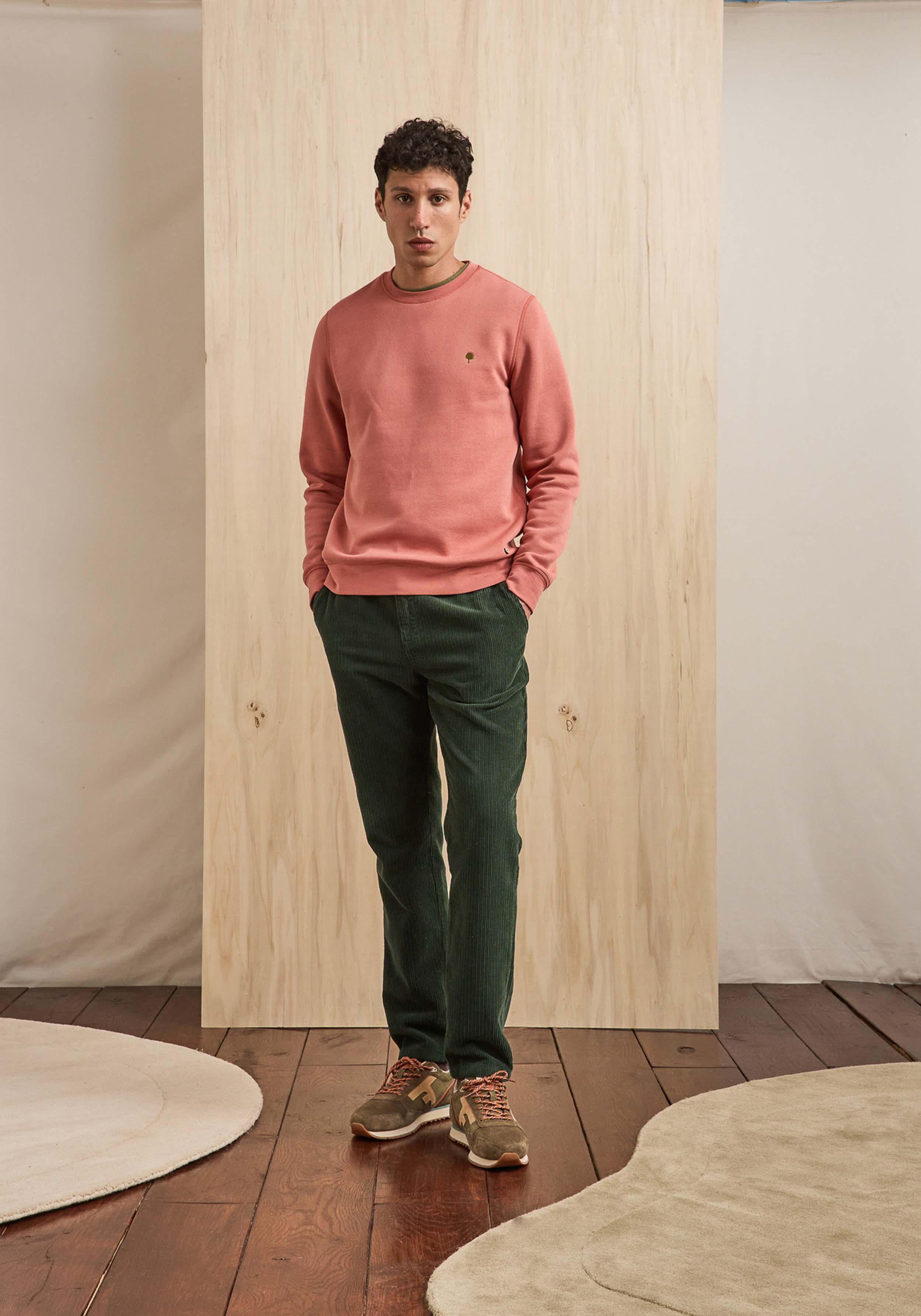 Faguo Cord-Hose Dreuille Pants Woven Dark Green