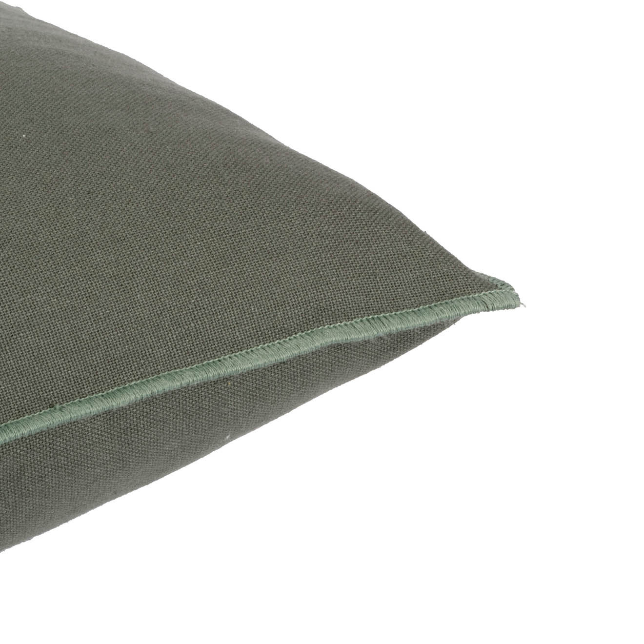 Febronie Housse de coussin Namaste jaune/kaki - 50x30 cm