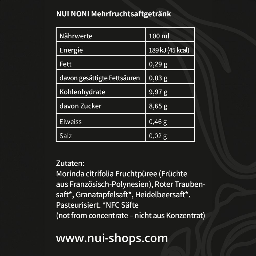NUI NONI ORIGINAL Kraftshots