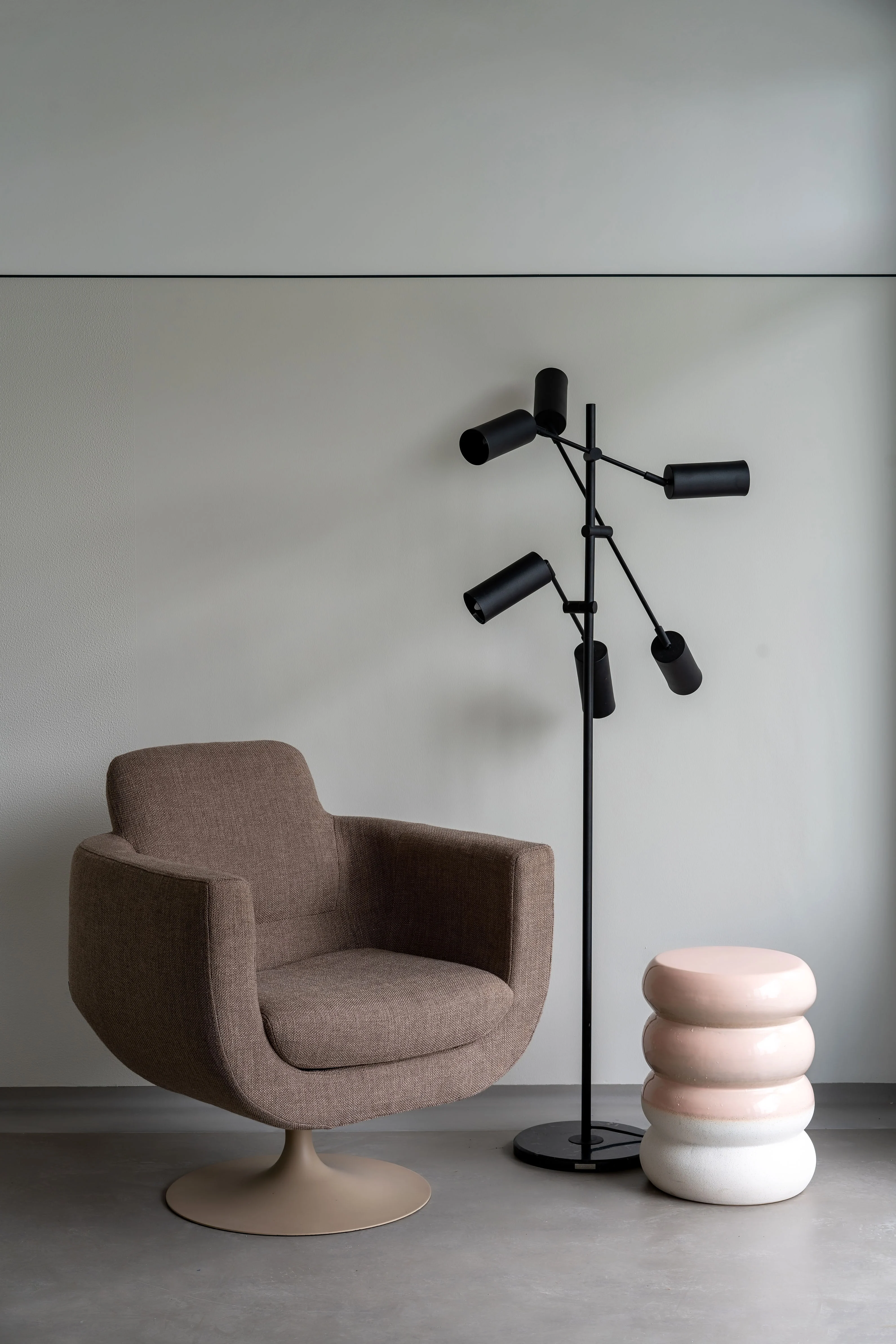 CHUBBY - Table d'appoint céramique | Rose