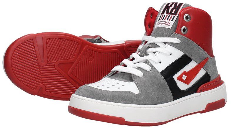 Red Rag Veterschoenen Hoog rood
