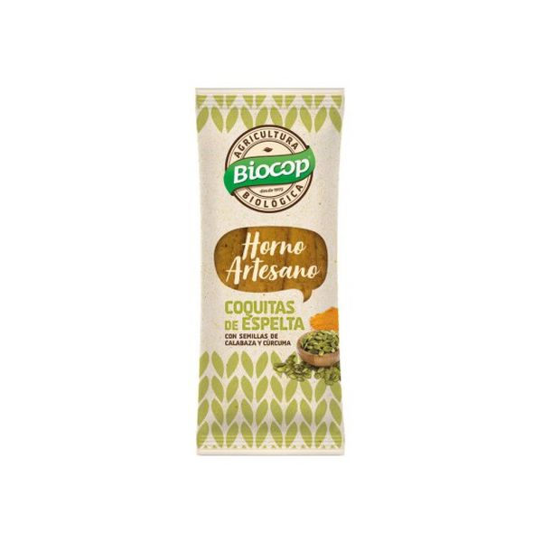 Biocop Snacks de Espelta, Abóbora e Curcuma 75 g