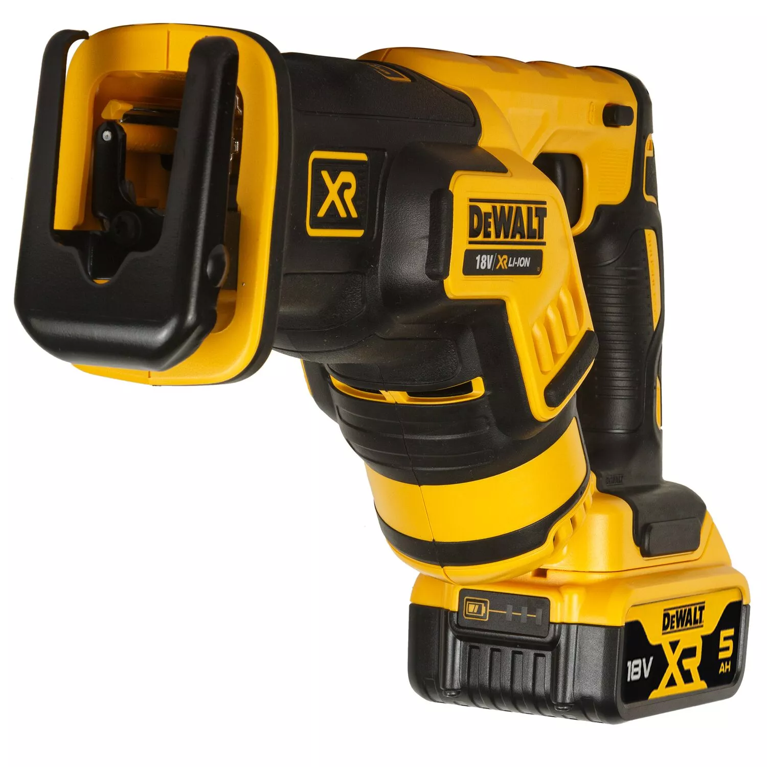 DeWALT DCS367P2 18V Li-Ion accu reciprozaag set (2x 5.0Ah accu) in TSTAK - koolborstelloos