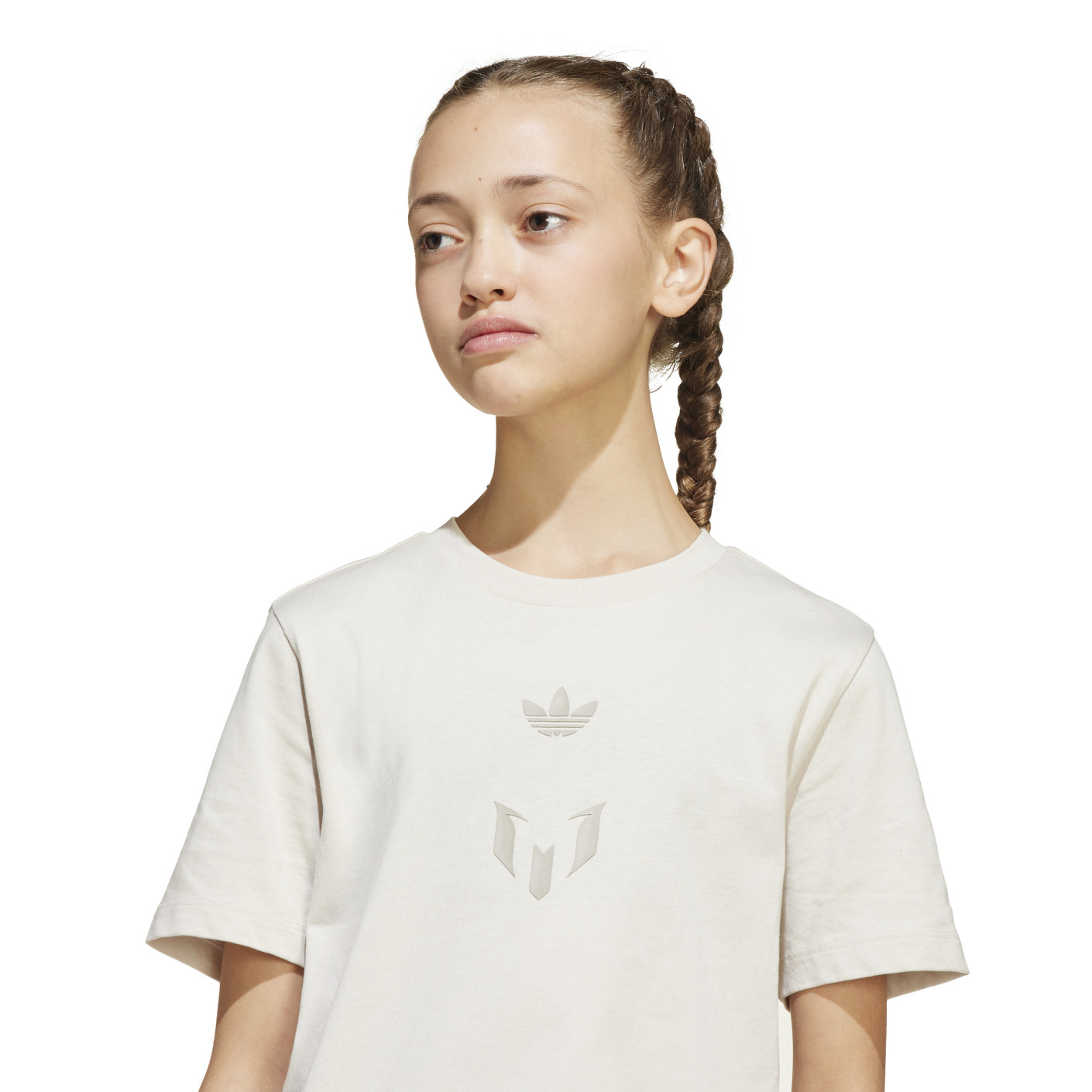Adidas Messi T-Shirt Kids Beige