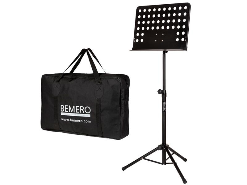 Bemero Notenpult MSS-8080BK Set MSS-8080 Notenpult-Set mit Tasche