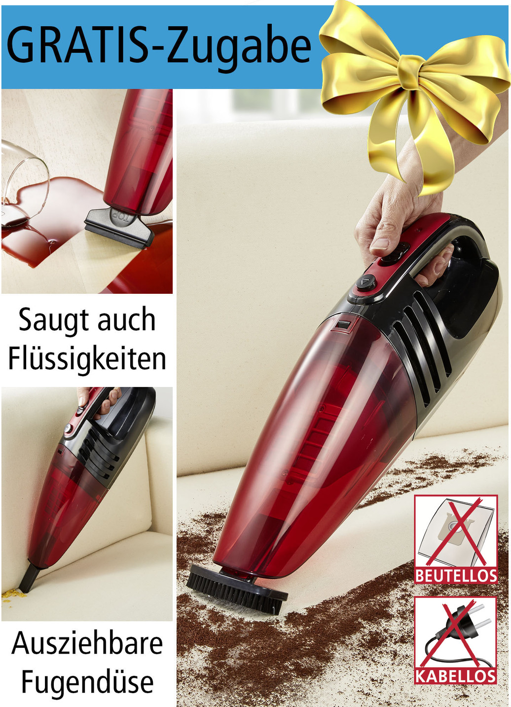 Saugroboter mit Fernbedienung