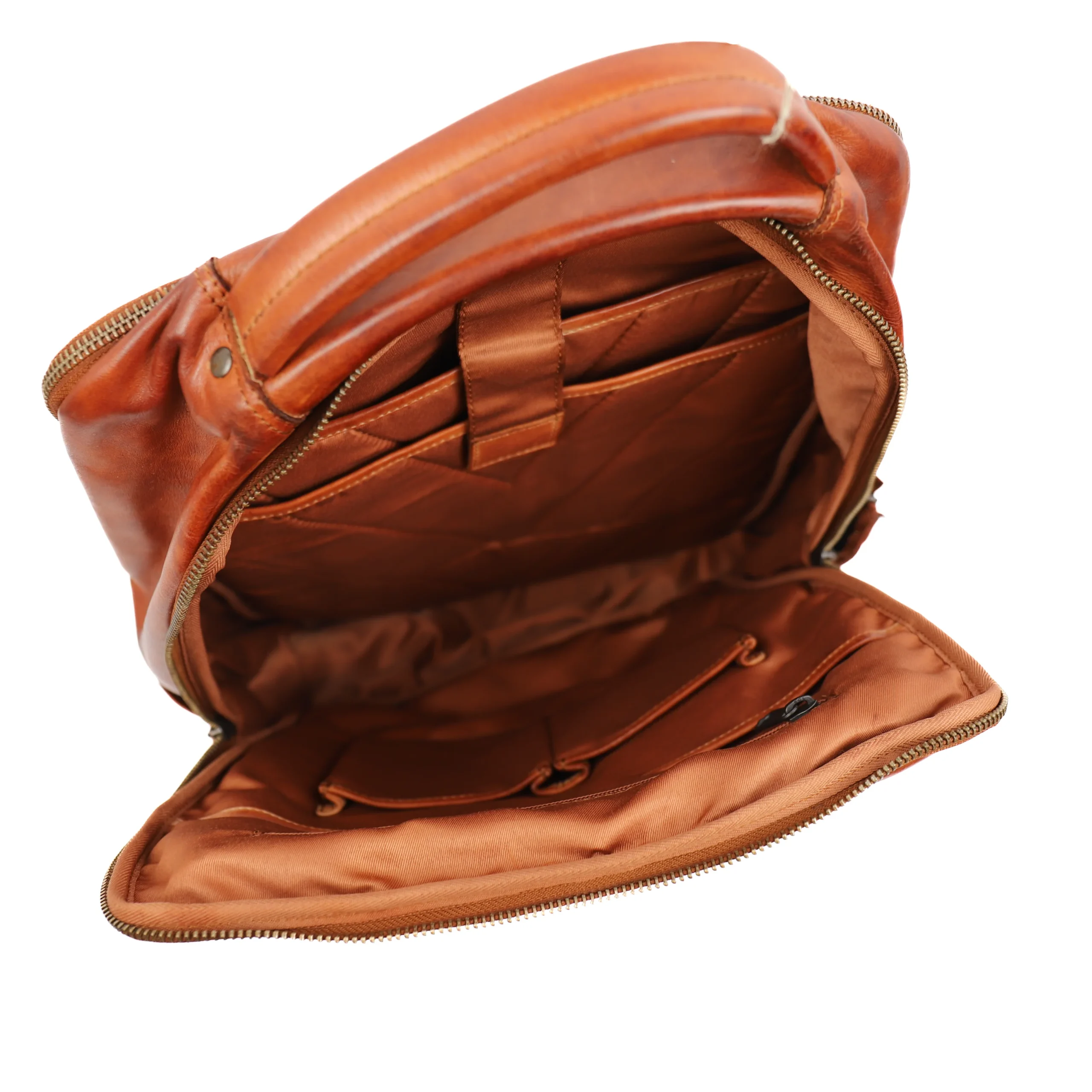 Bear Design Cow Lavato Rugzak Jayden L Cognac CL43739