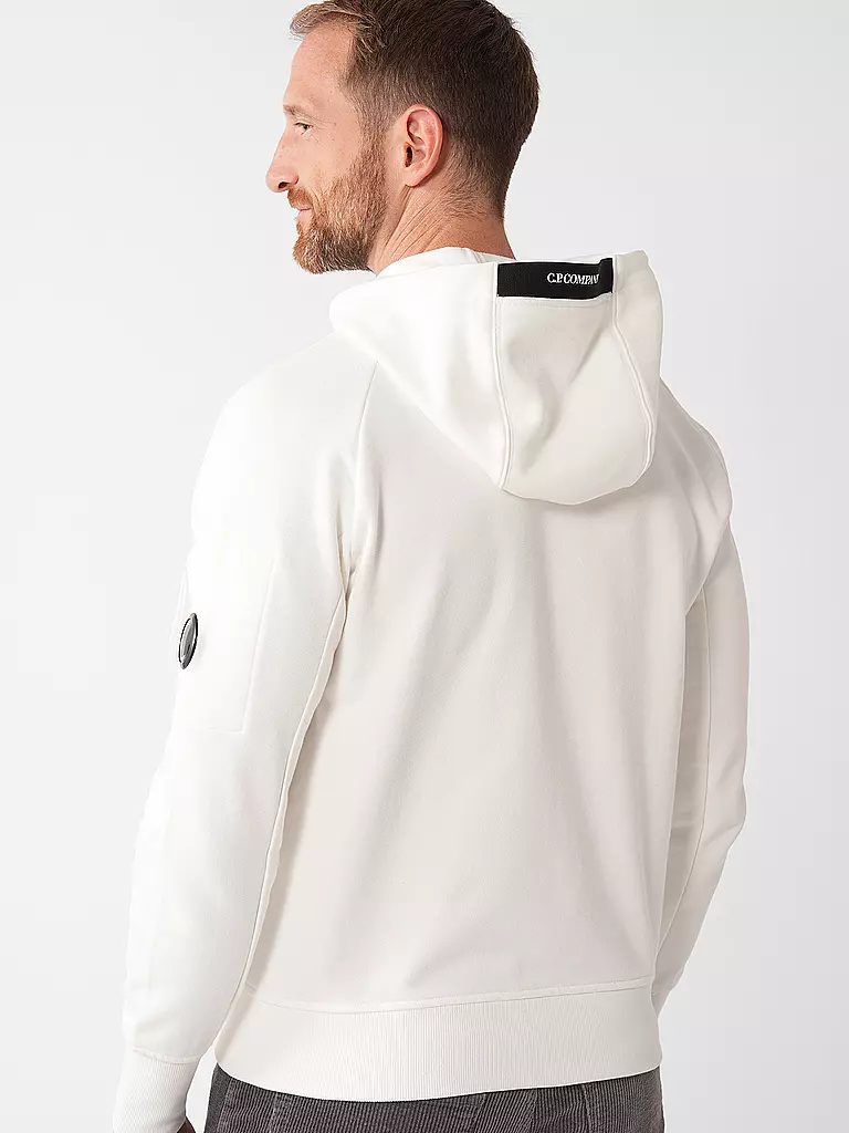 CP COMPANY Sweatjacke LINSE weiss