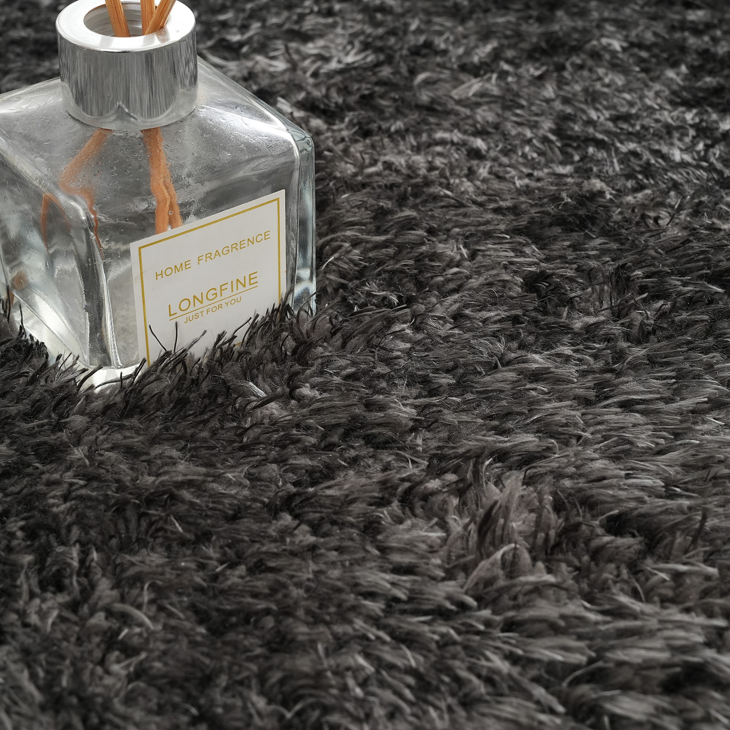 my home Hochflor-Teppich »Micro Shaggy, aus weicher Mikrofaser« rechteckig 53 mm Höhe weich, flauschig, Uni-Farben, Wohnzimmer, Schlafzimmer, Kinderzimmer