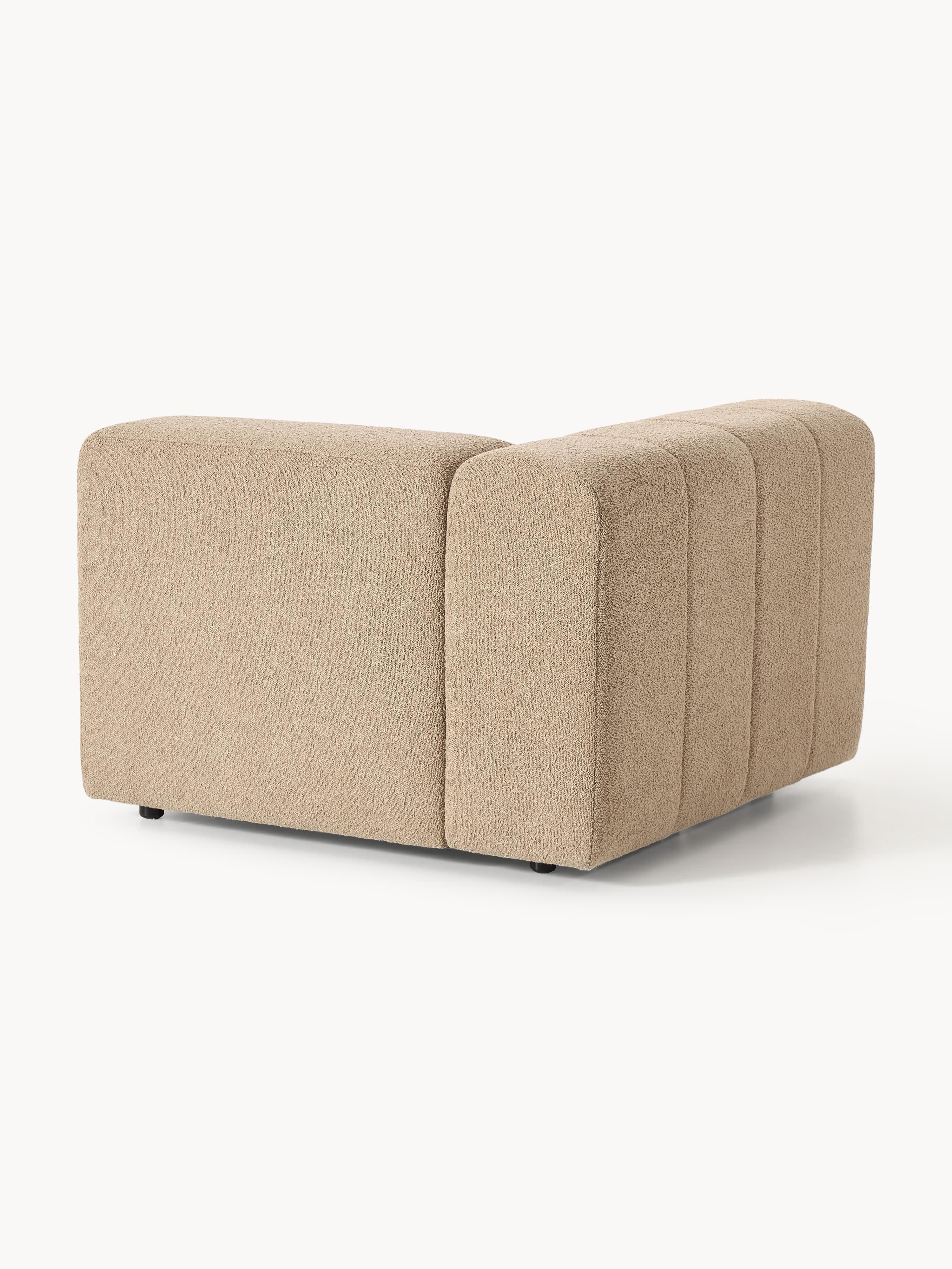 Bouclé hoekmodule Lena
