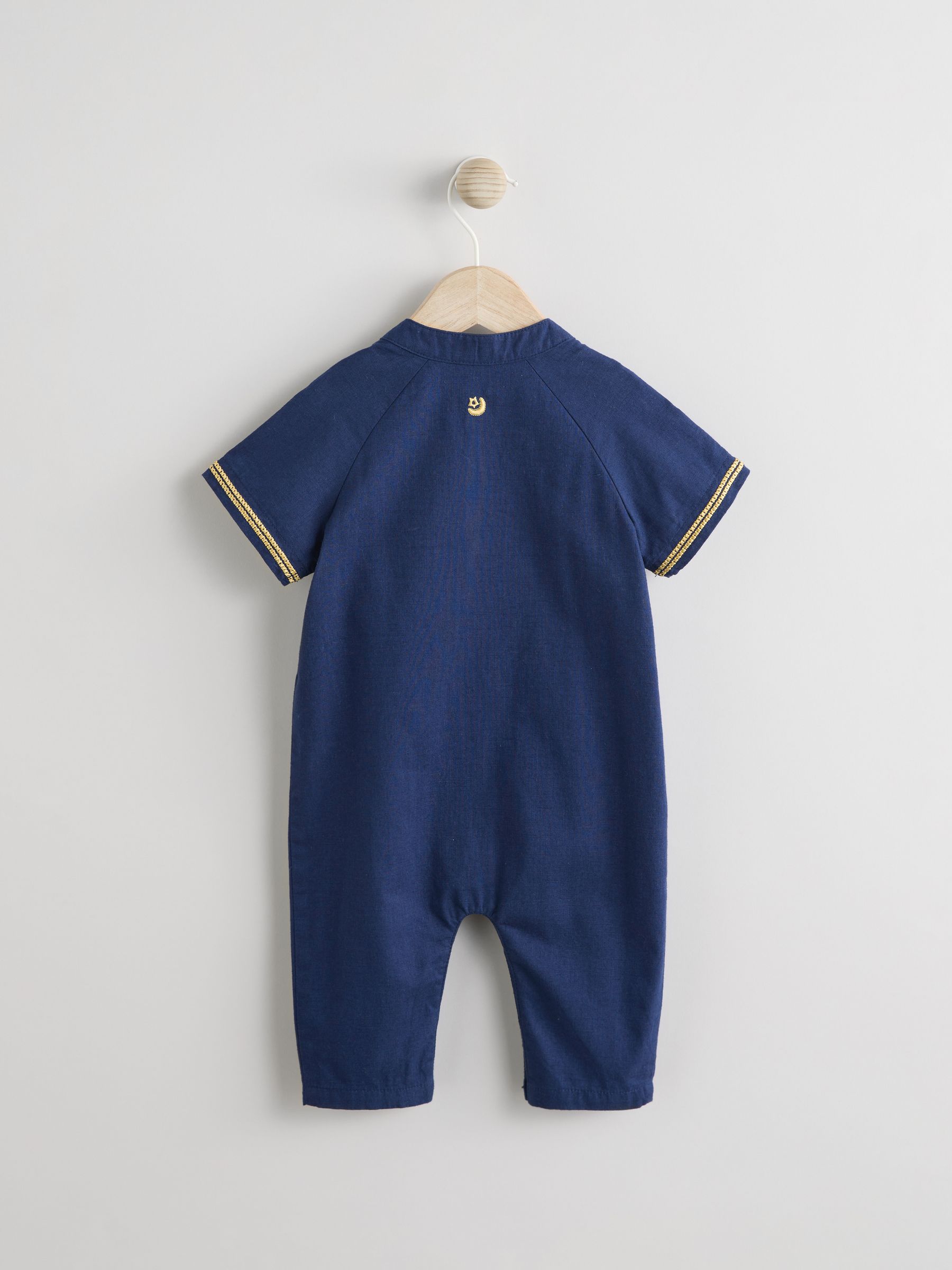 Marineblauw - Gelegenheidsrompertje voor baby's (0mnd -2jr)