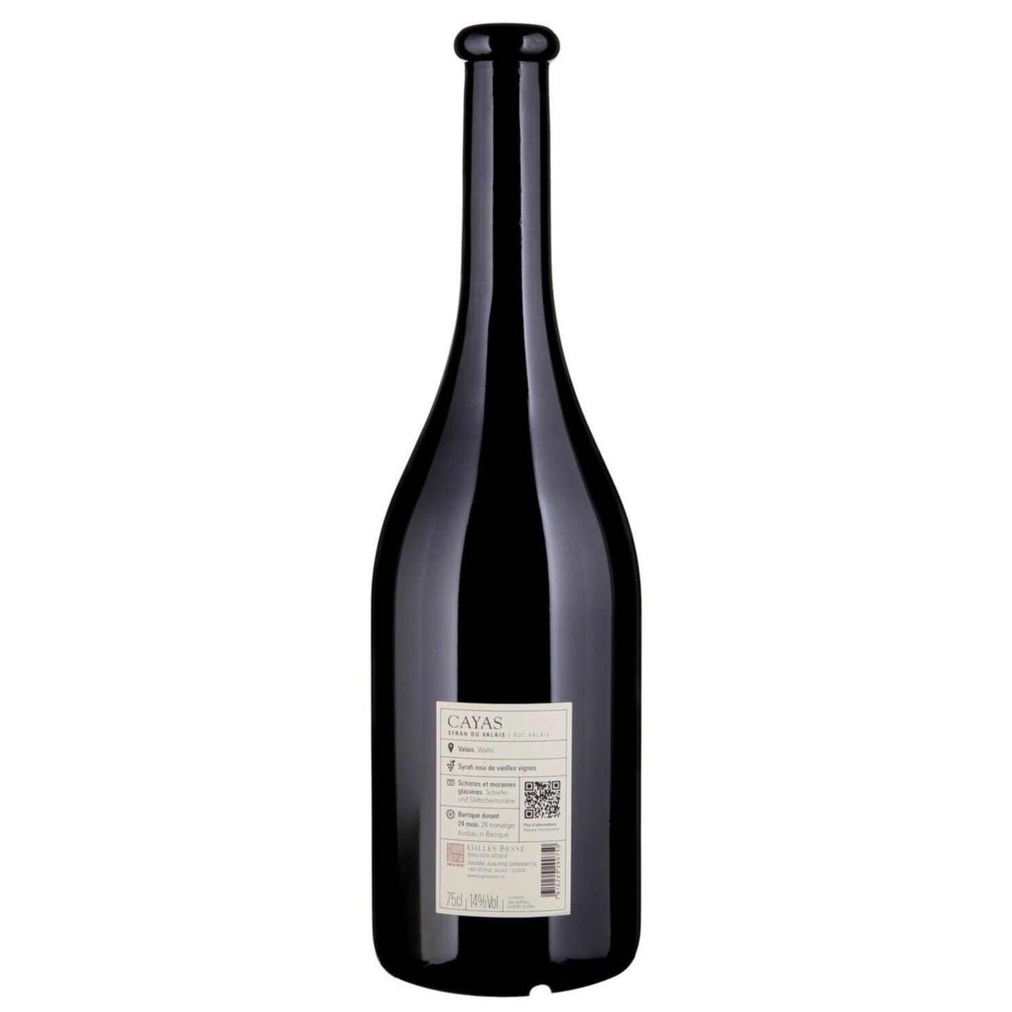 Valais AOC Syrah Cayas Jean-René Germanier -75cl