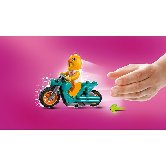 La moto de cascade du Poulet LEGO® City Stuntz 60310