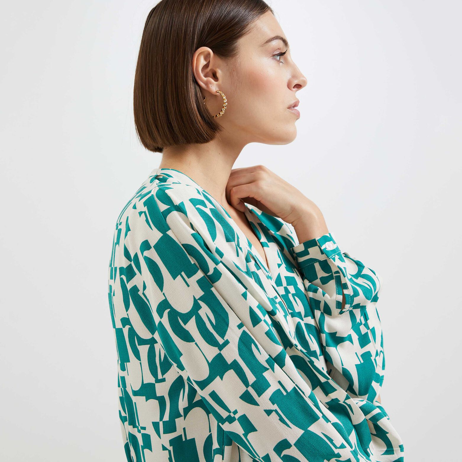 Blouse imprimée femme