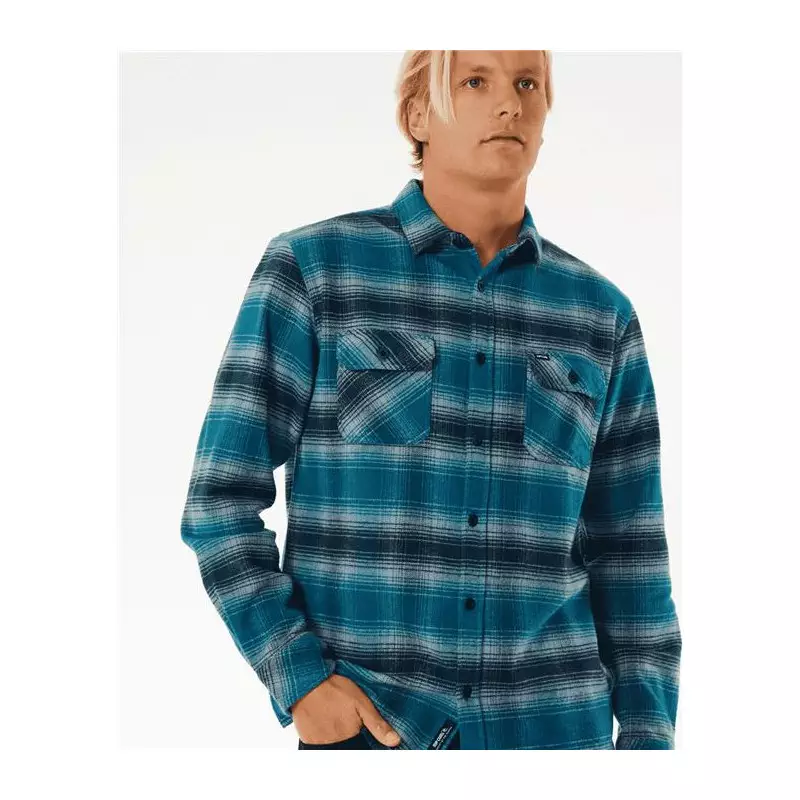 Chemise RIPCURL Count Flannel Shirt Mineral Blue