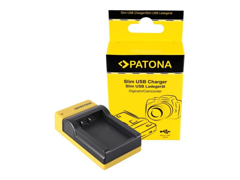 Patona Ladegerät Slim Micro-USB Canon LP-E17 Slim Micro-USB Charger Canon LP-E17
