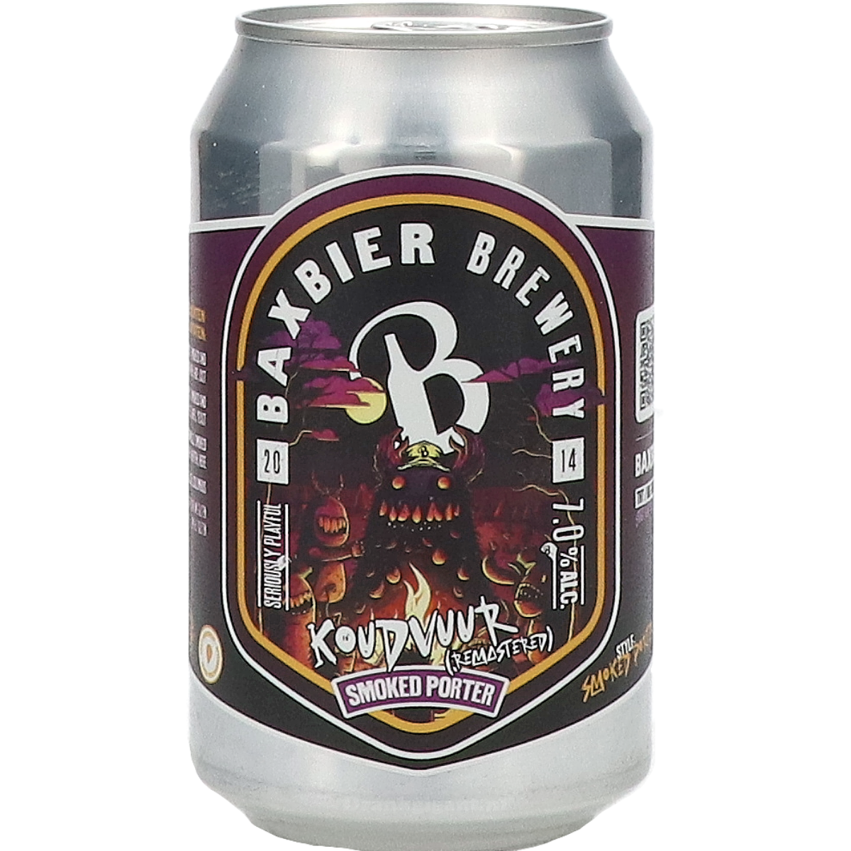 Baxbier Koudvuur (Remastered) Smoked Porter 33 cl