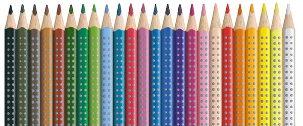 Grip Fargeblyanter Akvarell 24 pakning Faber-Castell