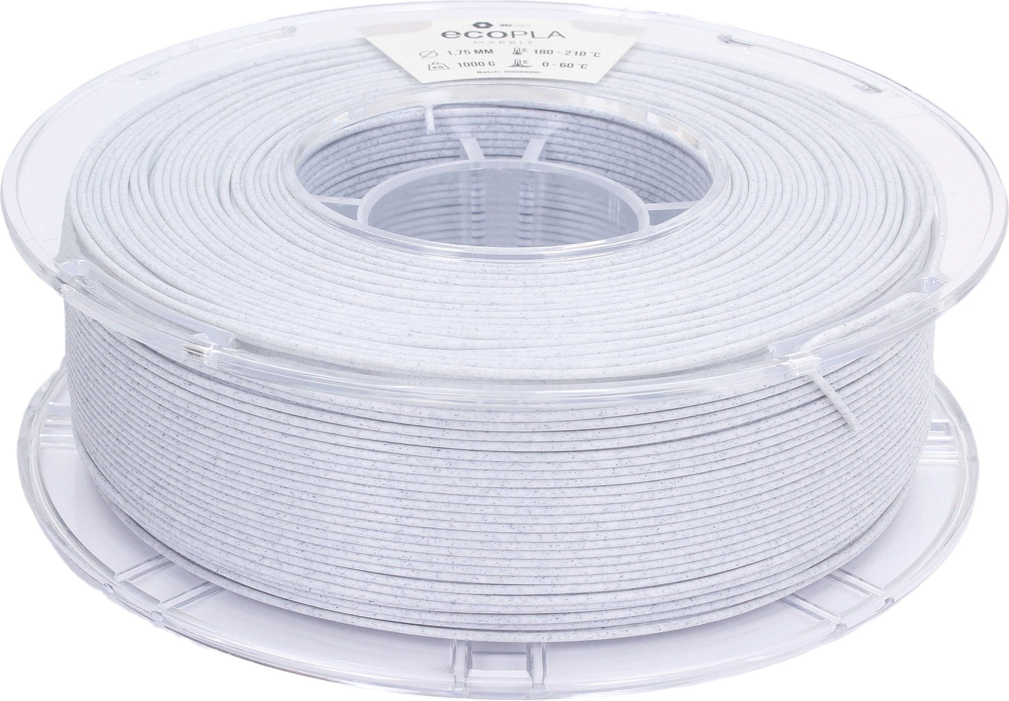 3DJAKE  ecoPLA Marble, 1,75 mm / 1000 g    Allround-PLA Filament mit Marmoreffekt