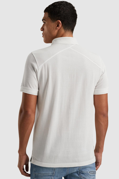Cast Iron witte heren polo