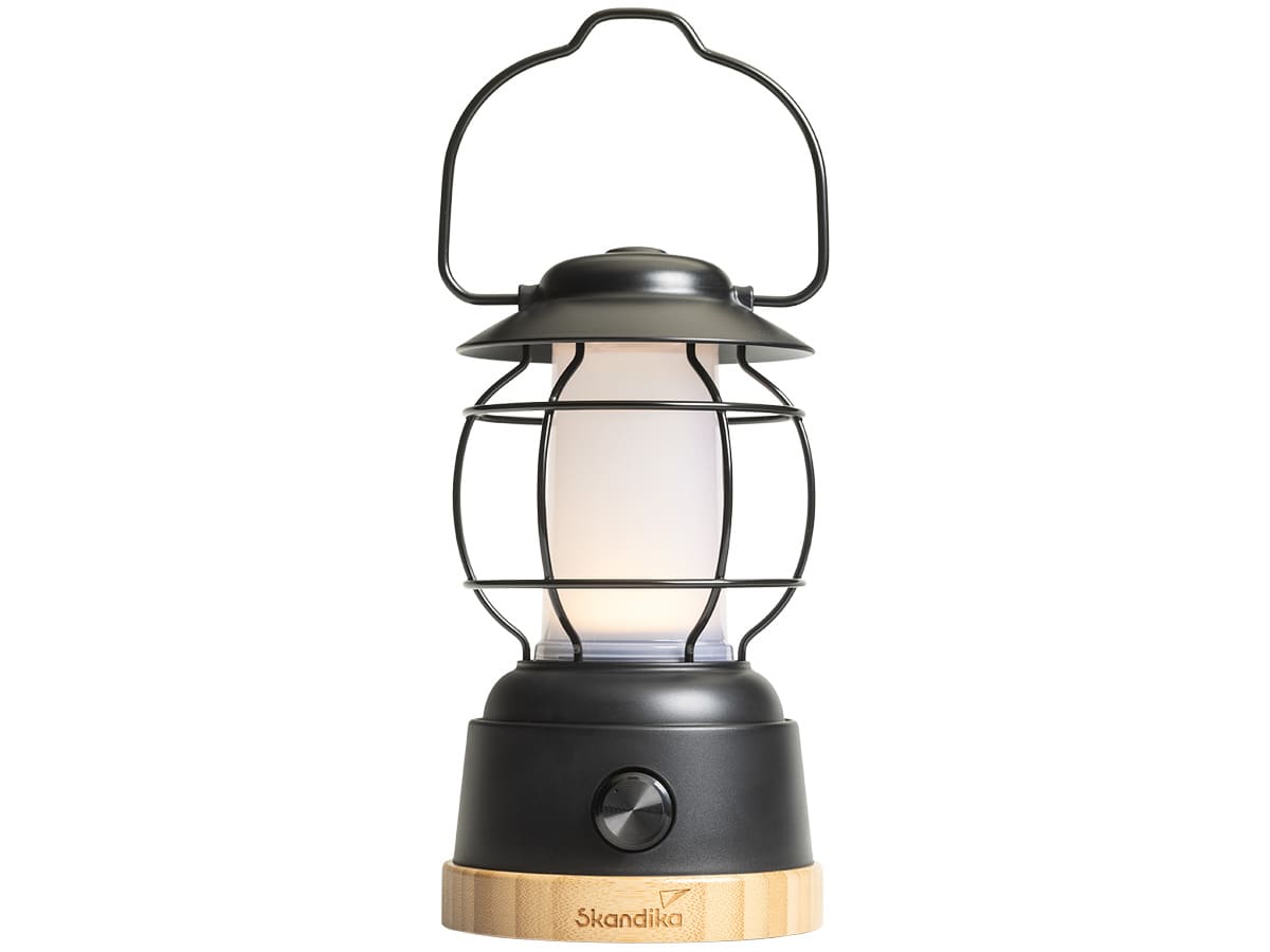 Skandika Kiruna Jord LED retro lamp met powerbank