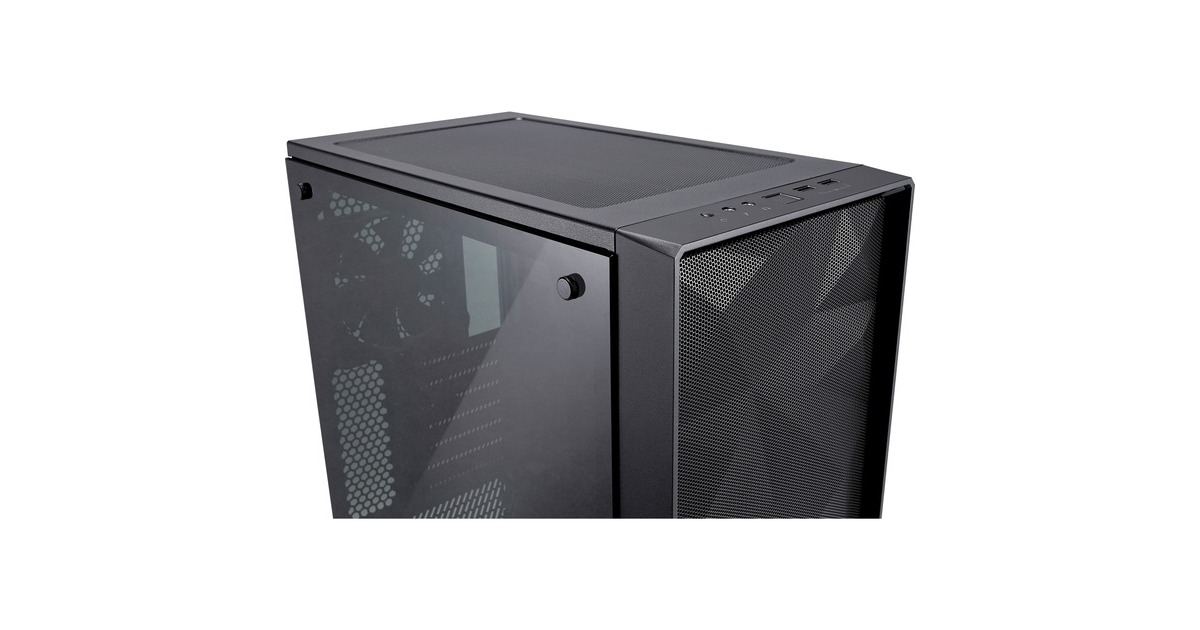 Fractal DesignMeshify C midi tower behuizing  (Zwart | 2x USB-A | Tempered Glass)