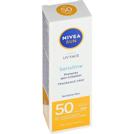 Solcreme ansigt solfaktor 50 parfumefri