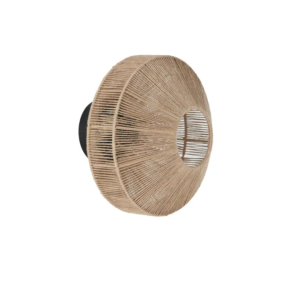 Wandlamp Lyra - Bruin - Ø31cm