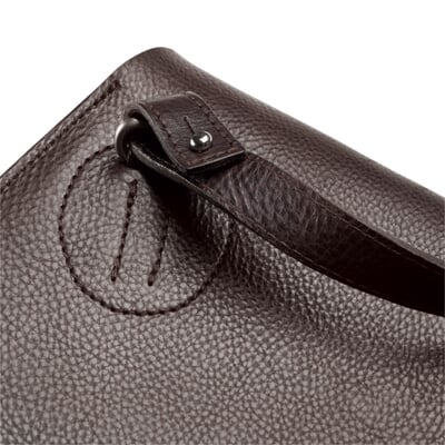 Akten- und Notebooktasche Rindleder, Dunkelbraun