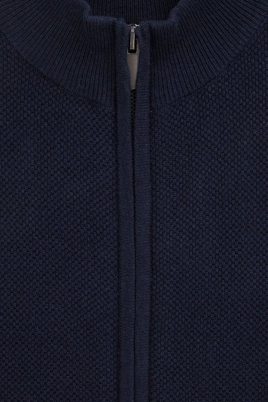 Blue Ridge - Jongens Vest - Marineblauw - Katoen - Regular Fit