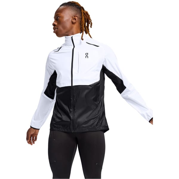 Veste running ON RUNNING WEATHER JACKET M WHITE/BLACK