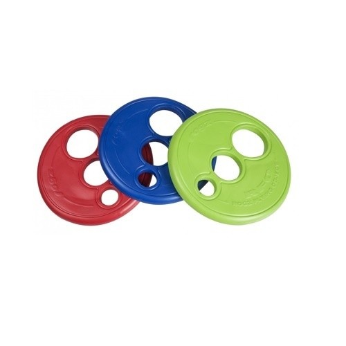 Frisbee azul Rogz, resistente e à prova d'água, para cães.