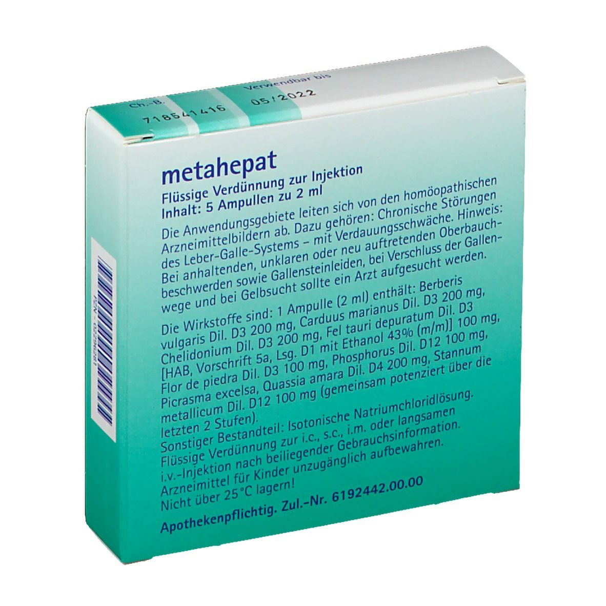 metahepat Ampullen