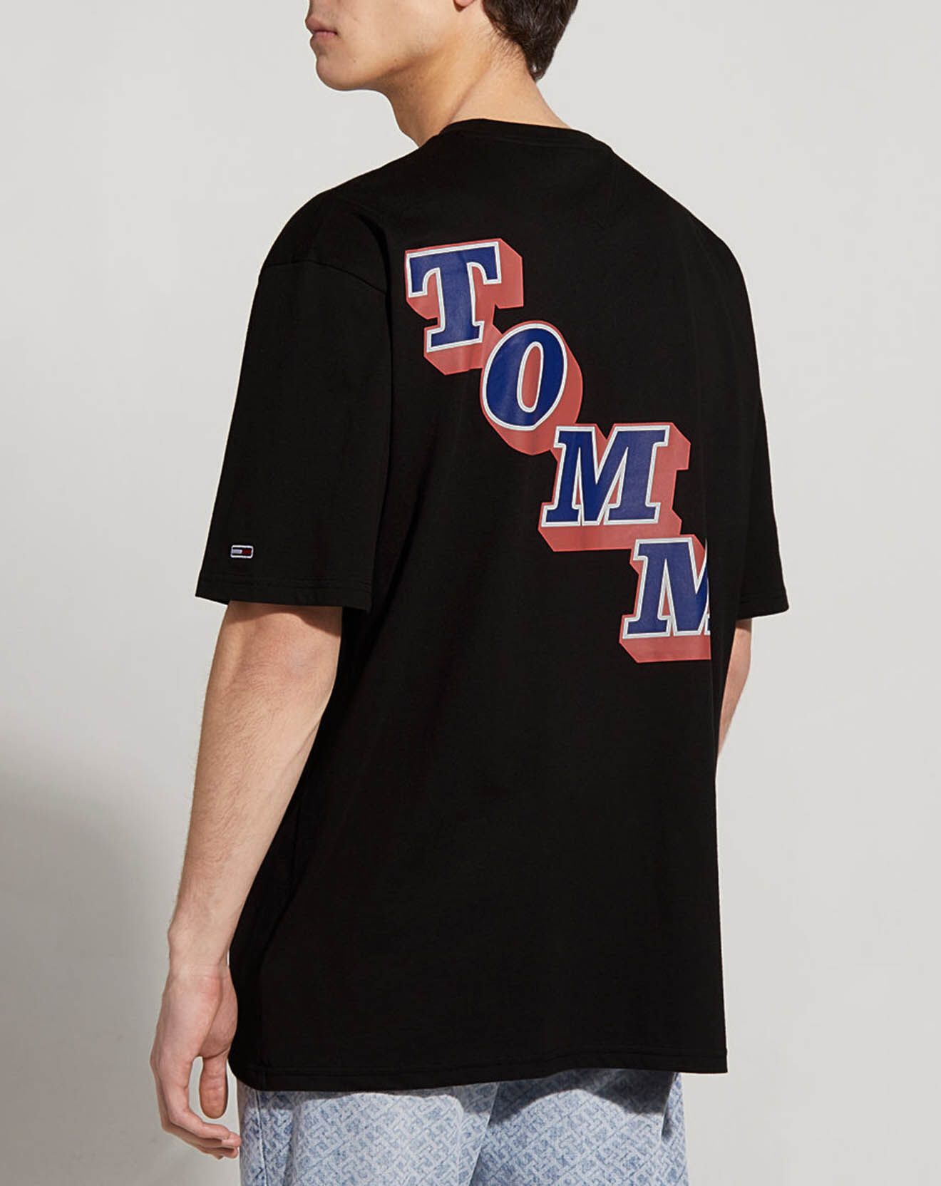 Tommy Jeans T-Shirt Skate College Pop noir