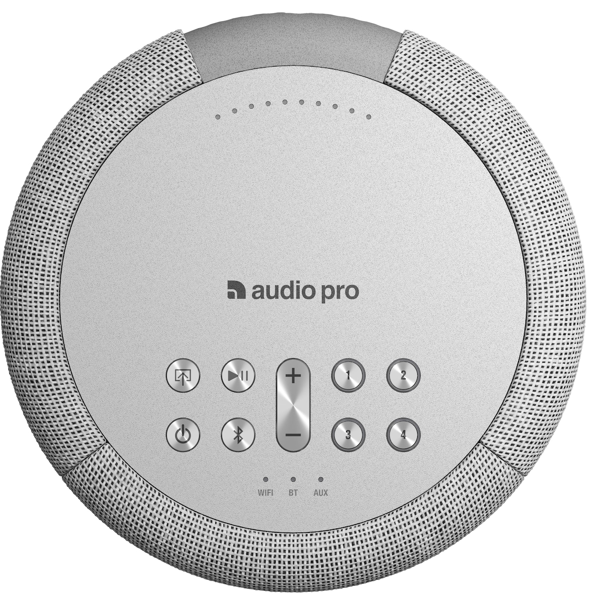Audio Pro A10 MKII multiroom-høyttaler (lysegrå)