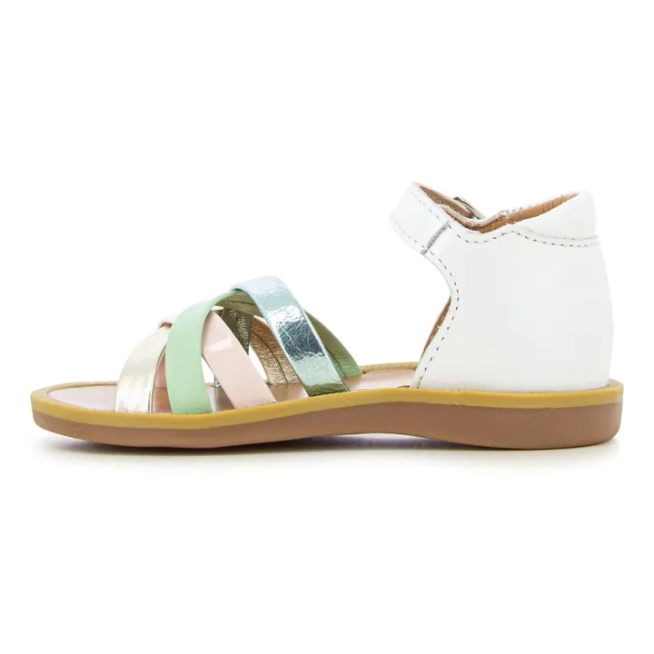Pom d'Api Sandales Poppy Erg | Blanc