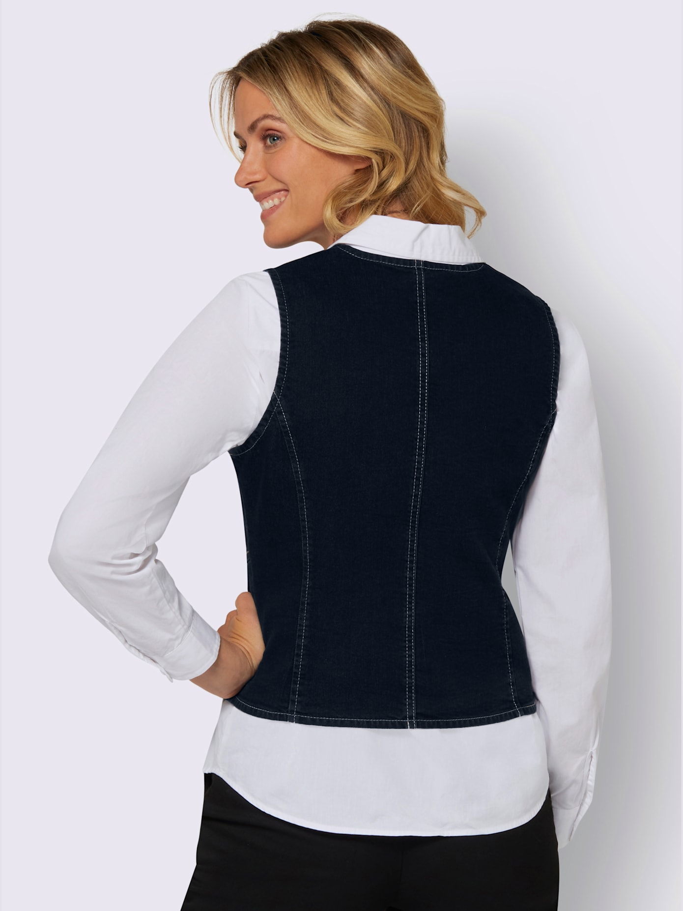 Gilet en jean qualité coton