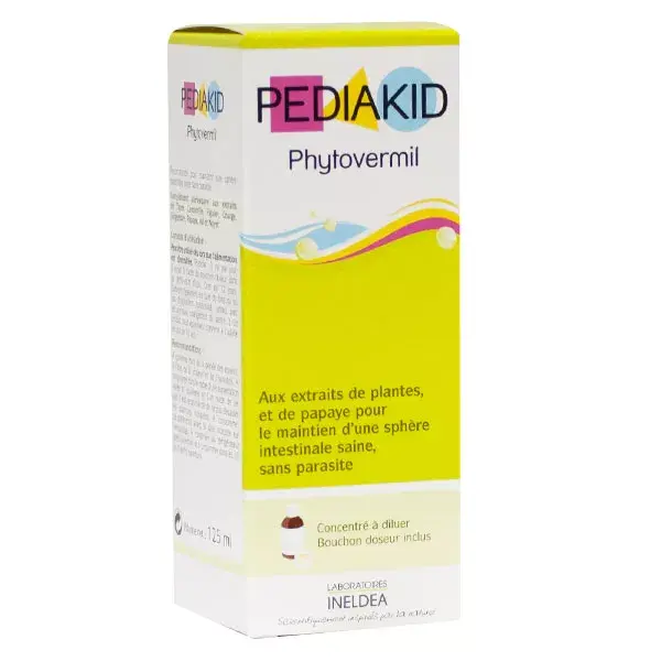 Pediakid Phytovermil Sabor Frutas Vermelhas 125ml