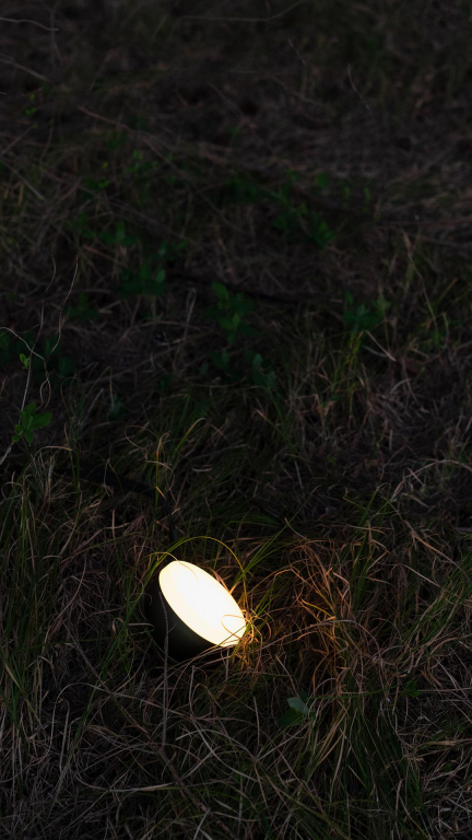 New Works Sphere tafellamp LED oplaadbaar outdoor Dark Bronze