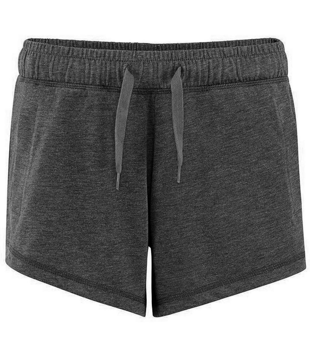 Comfy Co - Short élastiqué - Femme (Gris foncé) - UTRW5341