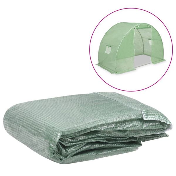 Cobertura de Substituição para Estufas 4,5 M² 300x150x200cm Verde - 316428
