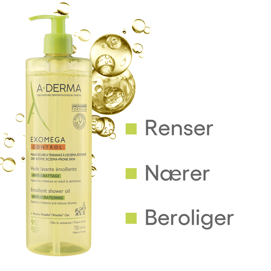 A-Derma Exomega Control Shower Oil 750 ml