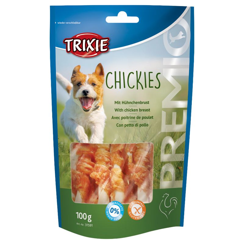 Os à mâcher Trixie Chickies, calcium & blanc de poulet
