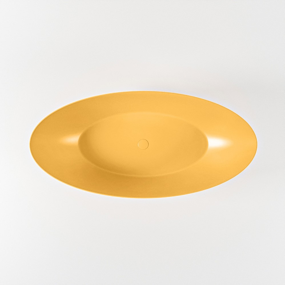 Mondiaz Float vrijstaand bad 170x80cm kleur ocher