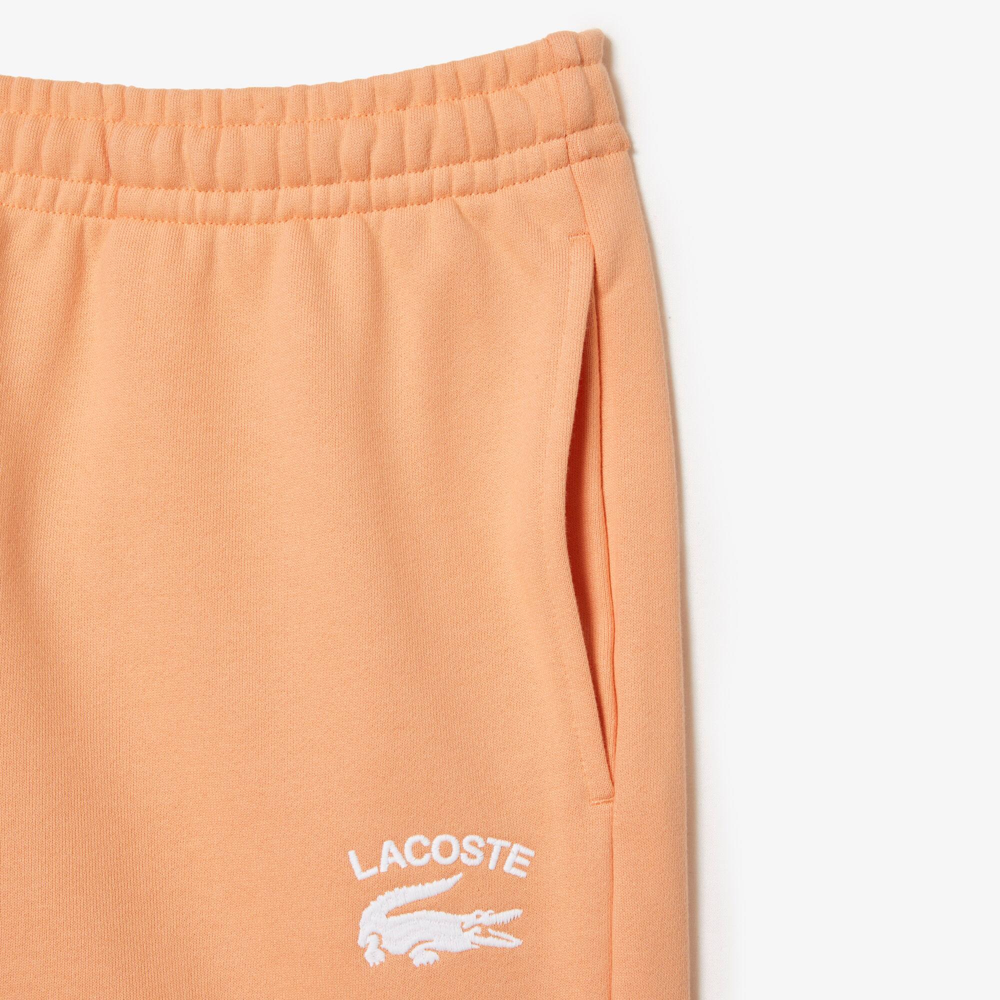 Herren LACOSTE Shorts mit Stickerei Bermudas - Orange - Lacoste - Herren